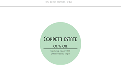 Desktop Screenshot of coppettioliveoil.com